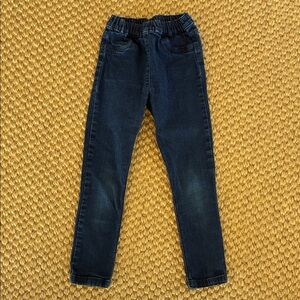 Petit Bateau Navy Blue Elastic Waist Jeans (6)